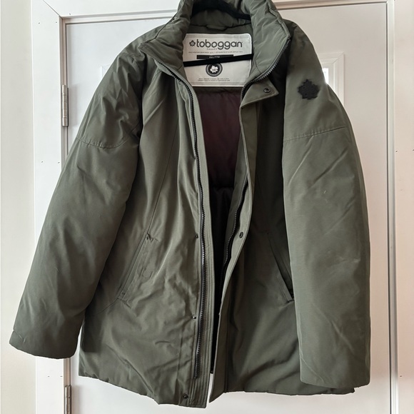 Toboggan Other - Men's Olive Green Insulated Ski Jacket